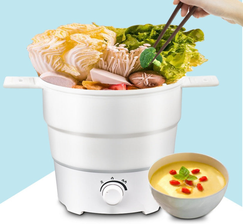 Folding silicone electric cooker